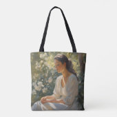 Tote Tasche - Ölgemäldedesign (Rückseite)
