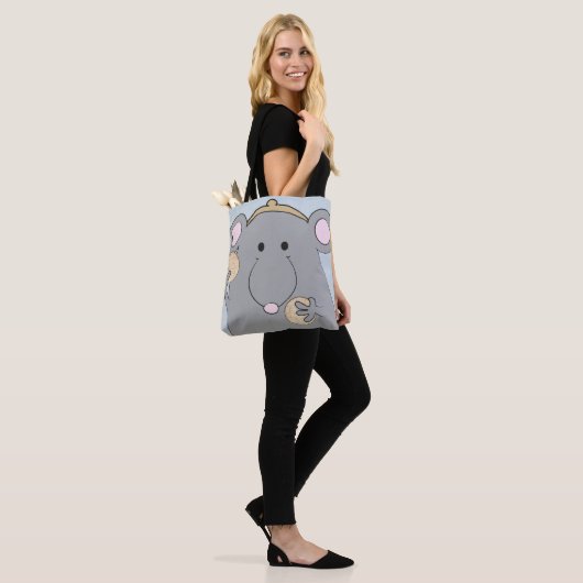 Tote Tasche, Pessach Happy Medium Bag Tasche (Am Model)