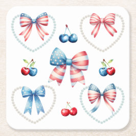 Tote Tasche Rechteckiger Pappuntersetzer