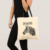 Tote Tasche - Rett unseres Planeten - Zebra (Vorderseite (Produkt))