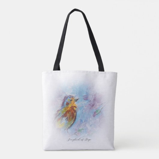 Tote Tasche "Songbird of Hope" (Rückseite)