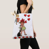 Tote Tasche Valentinstag Liebe Herzen (Von Nahem)