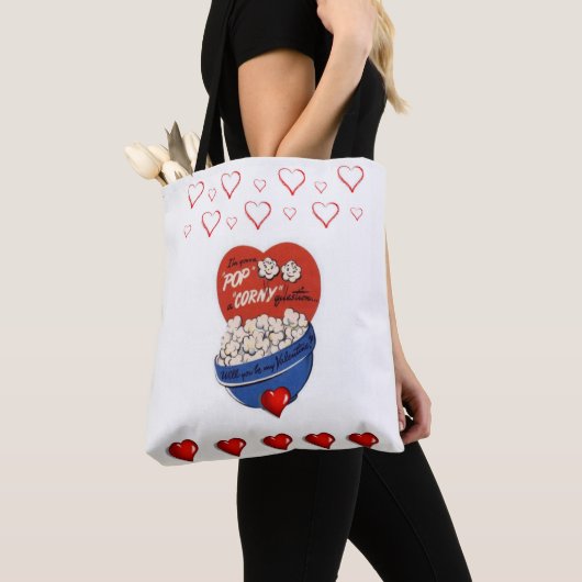 Tote Tasche Valentinstag Liebe Herzen (Von Nahem)