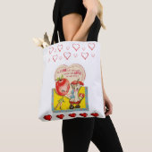 Tote Tasche Valentinstag Liebe Herzen (Von Nahem)