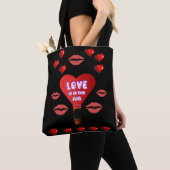 Tote Tasche Valentinstag Liebe Herzen (Von Nahem)