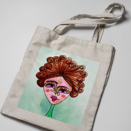 Tote Tasche (Whimsical Woman - 01)