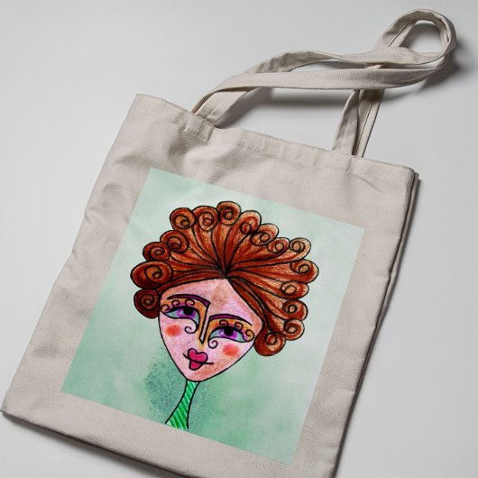 Tote Tasche (Whimsical Woman - 01)