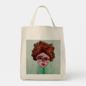 Tote Tasche (Whimsical Woman - 01) (Rückseite)