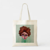 Tote Tasche (Whimsical Woman - 01) (Rückseite)