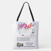 Tote Tasche Wo ist Mutter? (Rückseite)