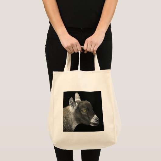 Tote Tasche "Ziege zeigen" (Vorderseite (Produkt))