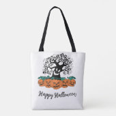 Tote Tasche zu Halloween (Rückseite)