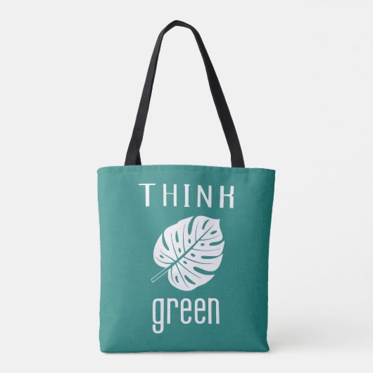 Tote Think Green Tasche (Rückseite)
