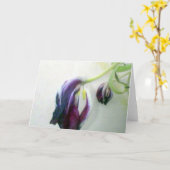 Tote Tulips Karte (Gelbe Blume)