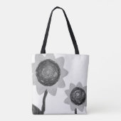 Tote-Tüten-Sonnenblumen Tasche (Rückseite)
