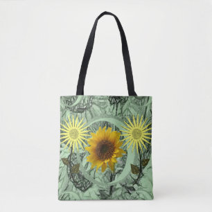 Tote-Tüten-Sonnenblumen Tasche