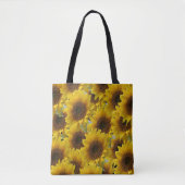Tote-Tüten-Sonnenblumen Tasche (Vorderseite)