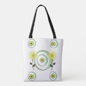Tote-Tüten-Sonnenblumen Tasche (Rückseite)