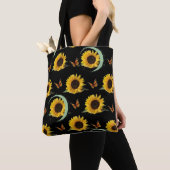 Tote-Tüten-Sonnenblumen Tasche (Von Nahem)