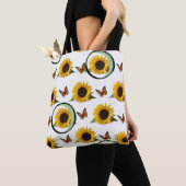 Tote-Tüten-Sonnenblumen Tasche (Von Nahem)