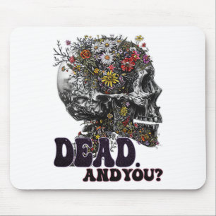 Tote und Ihr Skull Kopf Funny Halloween Outfit Cos Mousepad