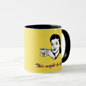 Tote unverschämte humorvolle Tasse (VorderseiteRechts)
