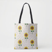 Tote with Sunflowers Tasche (Vorderseite)