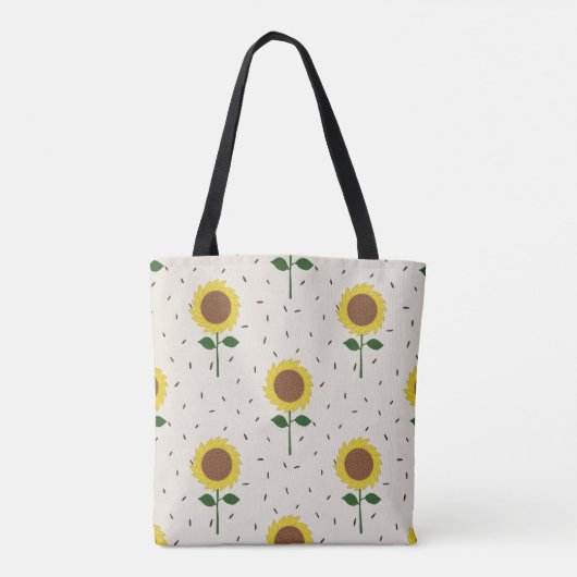 Tote with Sunflowers Tasche (Rückseite)