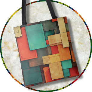TOTEBAG - Viele Farbfelder Tasche