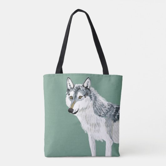 Totem Alberta Wolf Tasche (Rückseite)