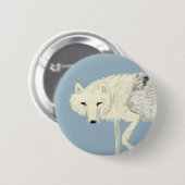 Totem Artic Wolf Button (Vorne & Hinten)