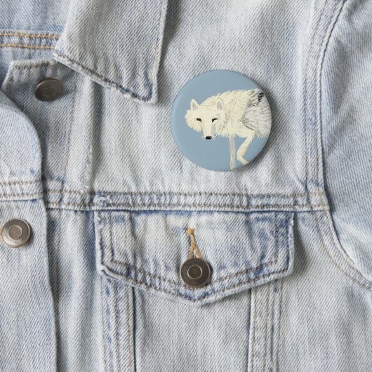 Totem Artic Wolf Button (Beispiel)