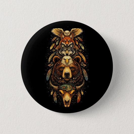 Totem Ascendant Button (Vorderseite)