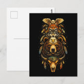 Totem Ascendant Postkarte (Vorne/Hinten)