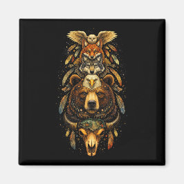 Totem-Aufstieg Magnet