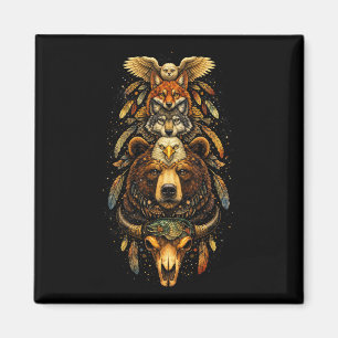 Totem-Aufstieg Magnet