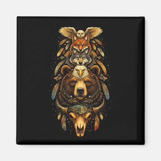 Totem-Aufstieg Magnet (Vorne)