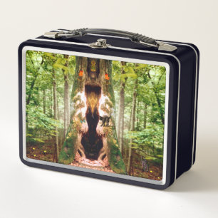 Totem Baum Metall Brotdose