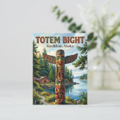 Totem Bight State Historical Park Alaska Postkarte (Stehend Vorderseite)