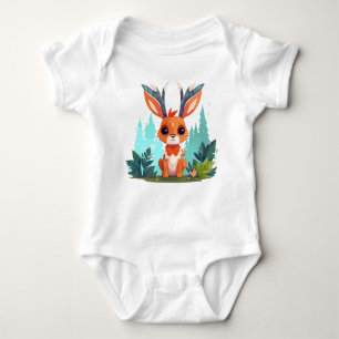 Totem Deer Baby Strampler