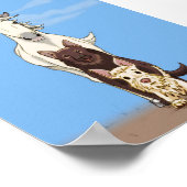 Totem der Begleiterin - farbiges Poster (Ecke)