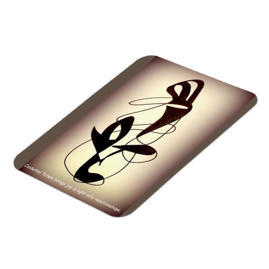 Totem der Kakadose Magnet (Linke Seite)