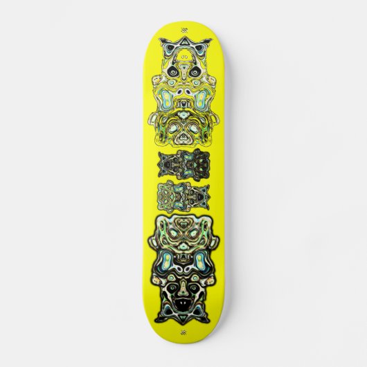 Totem der Monster Skateboard (Vorderseite)