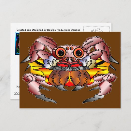 Totem der Spinne Postkarte (Vorne/Hinten)