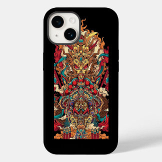 Totem des chinesischen Drachen, Tätowierkunst iPhone 14 Hülle