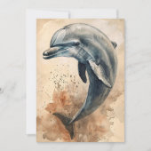 Totem des Delphins Feiertagskarte (Vorderseite)