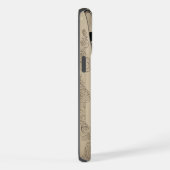 Totem des Telefonknochens Scrimshaw iPhone Hülle (Rechte Seite)