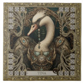 Totem des Verzauberten Geistes personalisierbar Fliese (Vorderseite)