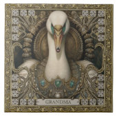 Totem des Verzauberten Geistes personalisierbar Fliese (Vorderseite)