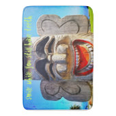 Totem-Fotografie-Lächeln Quote Typografie Badematte (Vorderseite Vertikal)